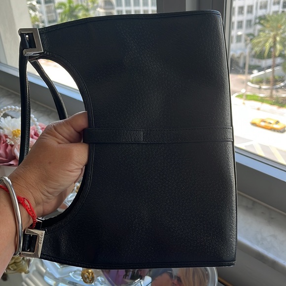 GUCCI Authentic Vintage Jackie Bardot Hobo Black Leather. - Picture 16 of 17